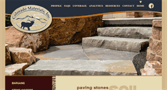 Desktop Screenshot of coloradomaterials.com